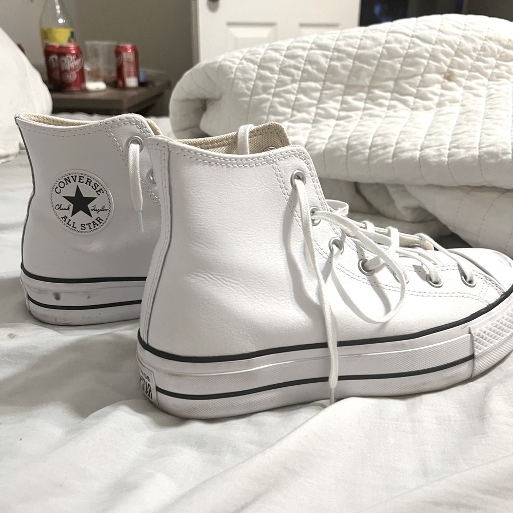 Hightop platform converse